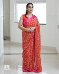 Pure Chiffon Saree with Blouse Piece | Lightweight & Elegant Drape