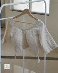 Cotton Readymade Blouse | Half Sleeve | Thread Work | Off White | Size 34–42 (Alterable)