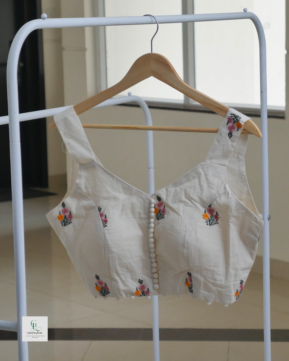 Women’s Cotton Readymade Blouse – Sleeveless,Alterable Size 38 (34–42 Fit)