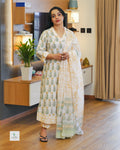 Cotton 3-Piece Summer Set for Women | Breathable Kurta, Bottom & Dupatta | Lightweight Daily Wear