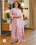 Cotton 3-Piece Summer Set for Women | Breathable Kurta, Bottom & Dupatta | Lightweight Daily Wear