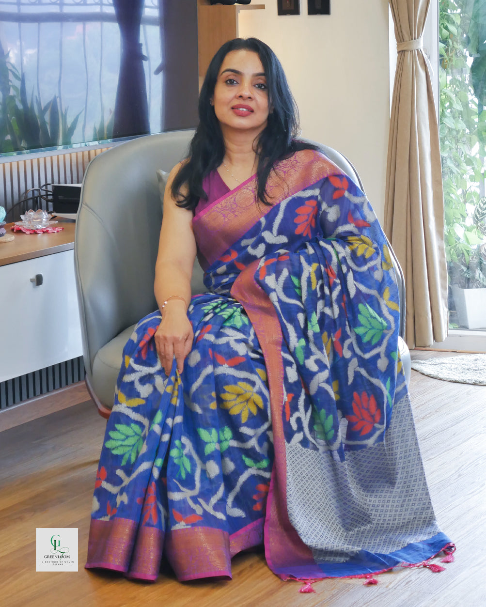 Banarasi Cotton Saree – Breathable Traditional Saree for Daily & Festive Wear