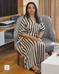Modal Striped Kaftan | Soft & Breathable | Relaxed Fit