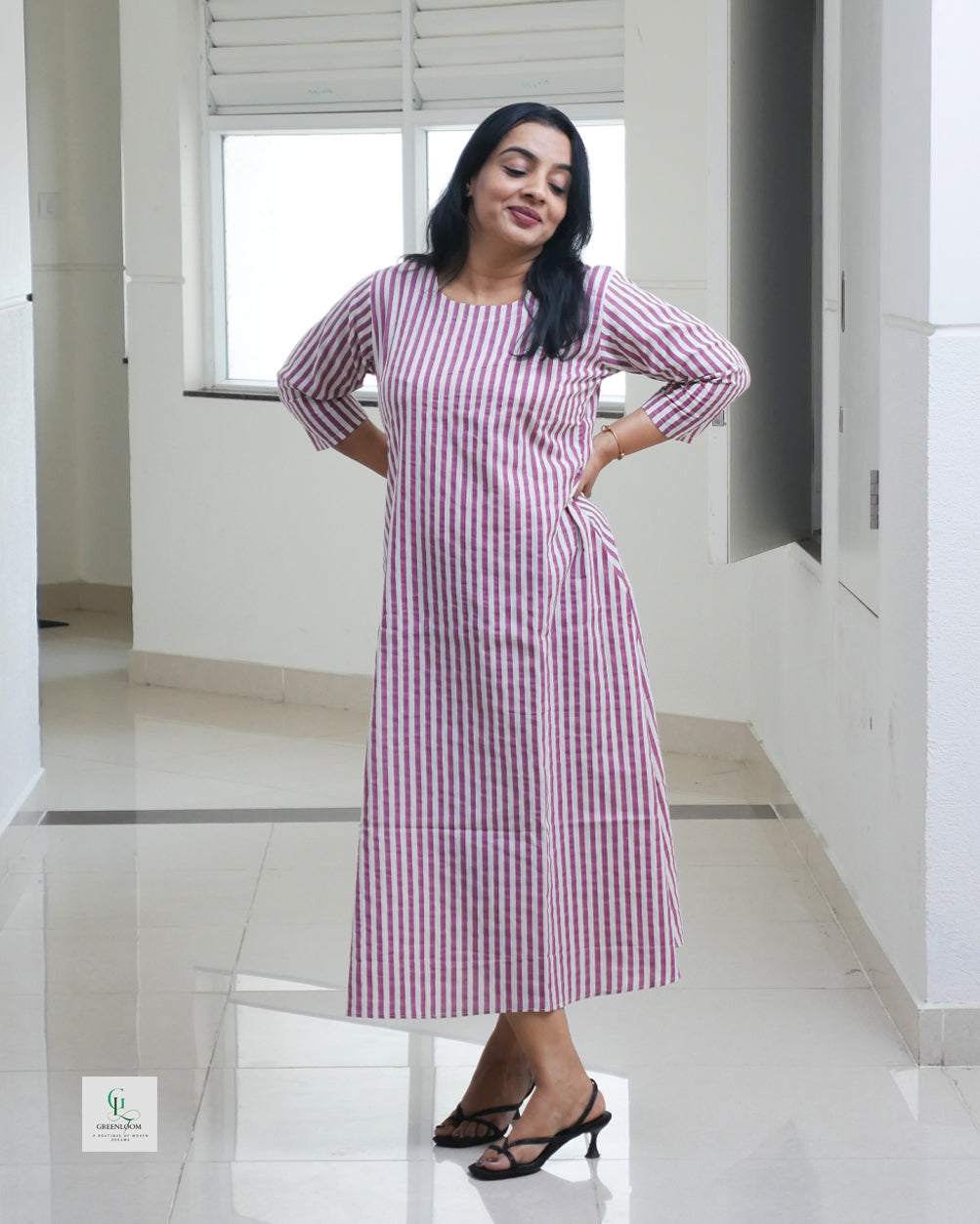 Striped A-Line Top – Comfortable & Chic