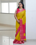 Crepe Georgette Saree with blouse.