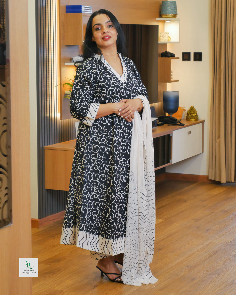 Cotton 3-Piece Summer Set for Women | Breathable Kurta, Bottom & Dupatta | Lightweight Daily Wear