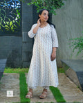 Women’s Cotton Diamond Neck & Piping Detail