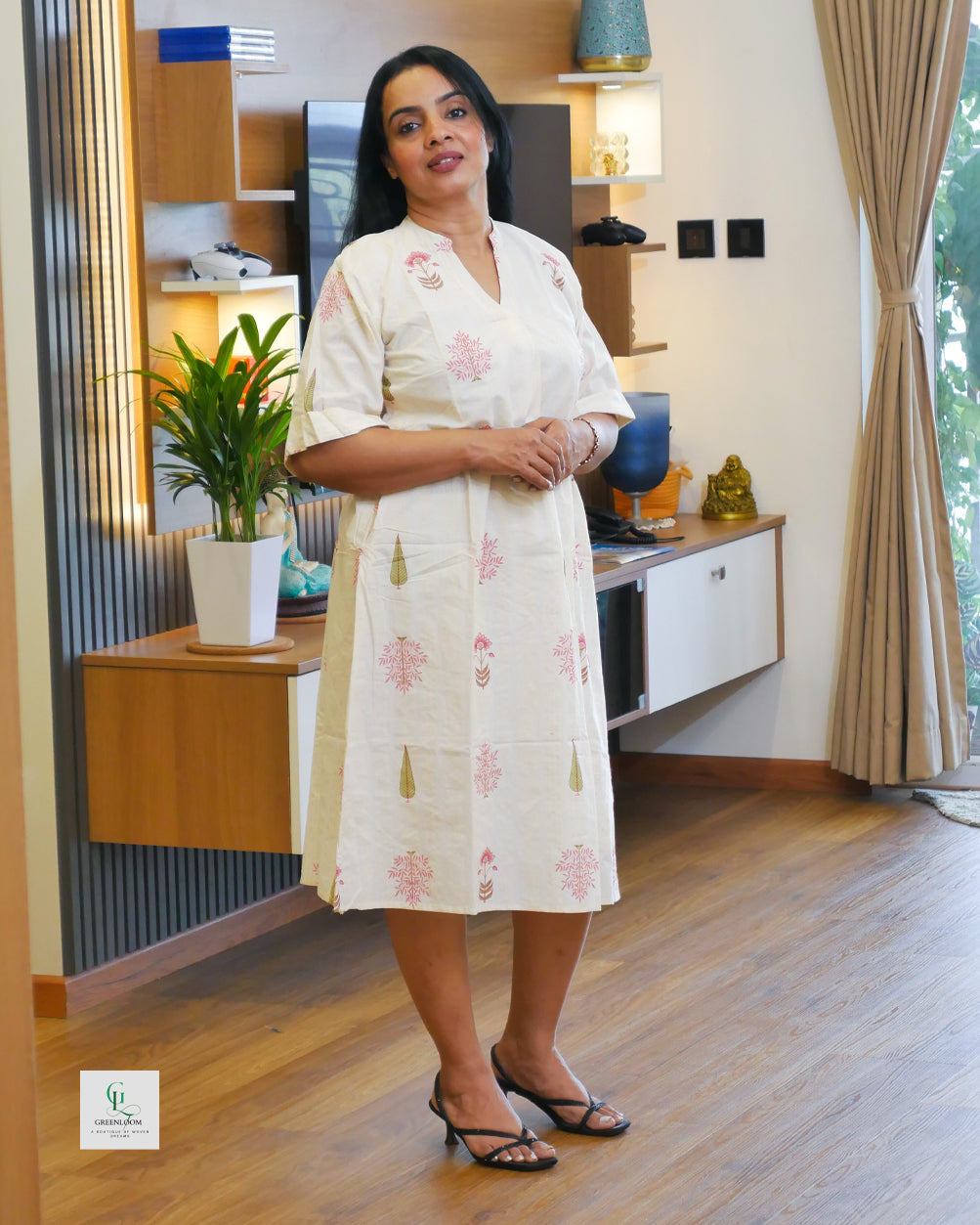 Designer Jaipur Cotton Dress – Pure Cotton Comfort