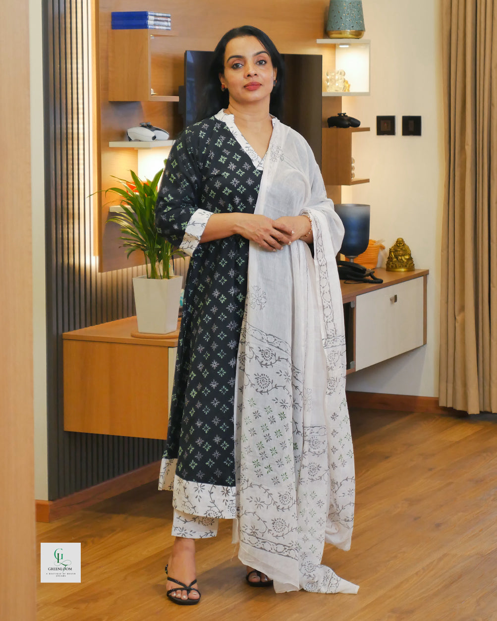 Cotton 3-Piece Summer Set for Women | Breathable Kurta, Bottom & Dupatta | Lightweight Daily Wear