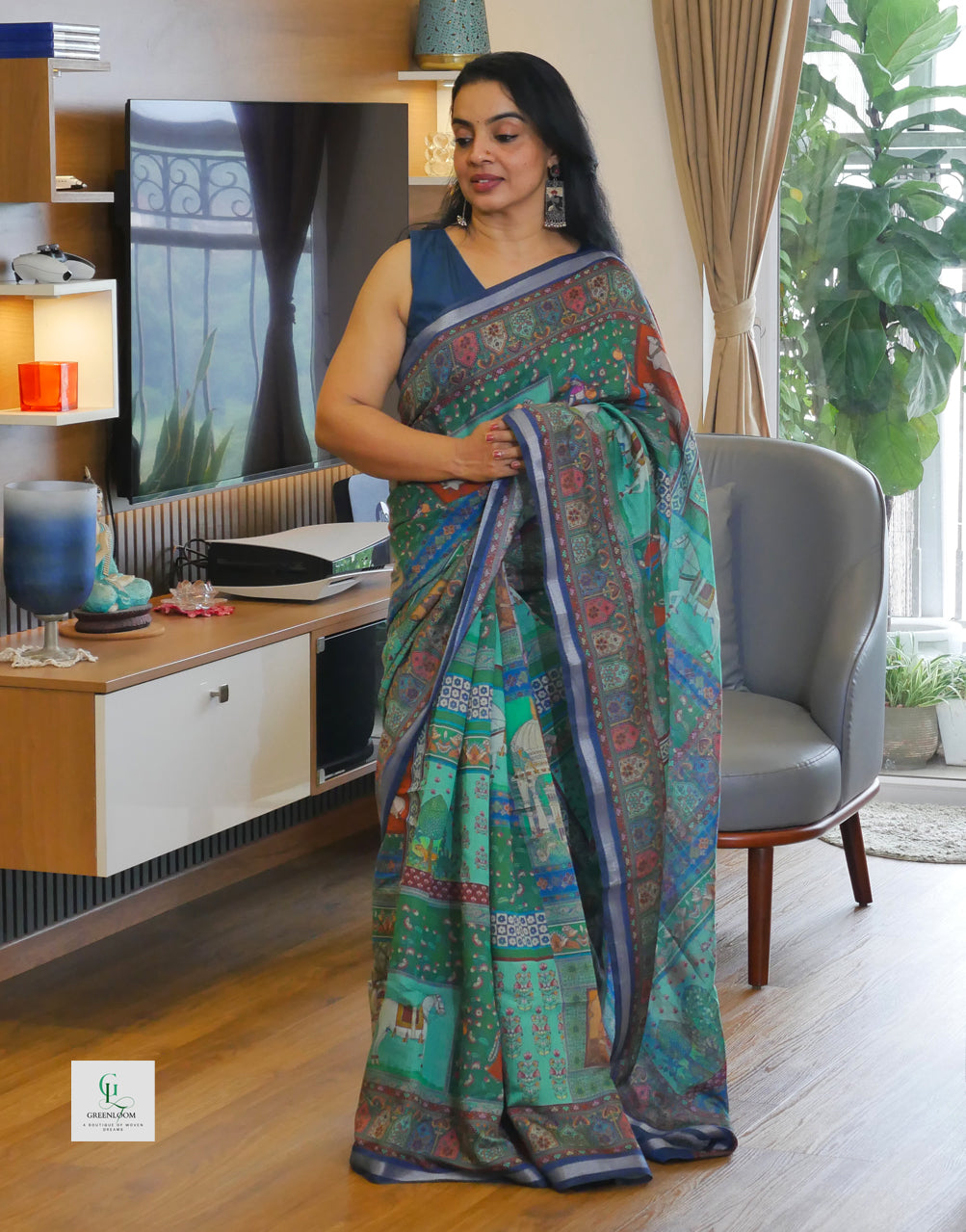 Graceful Modal Silk Saree – Silky Soft Texture & Elegant Look