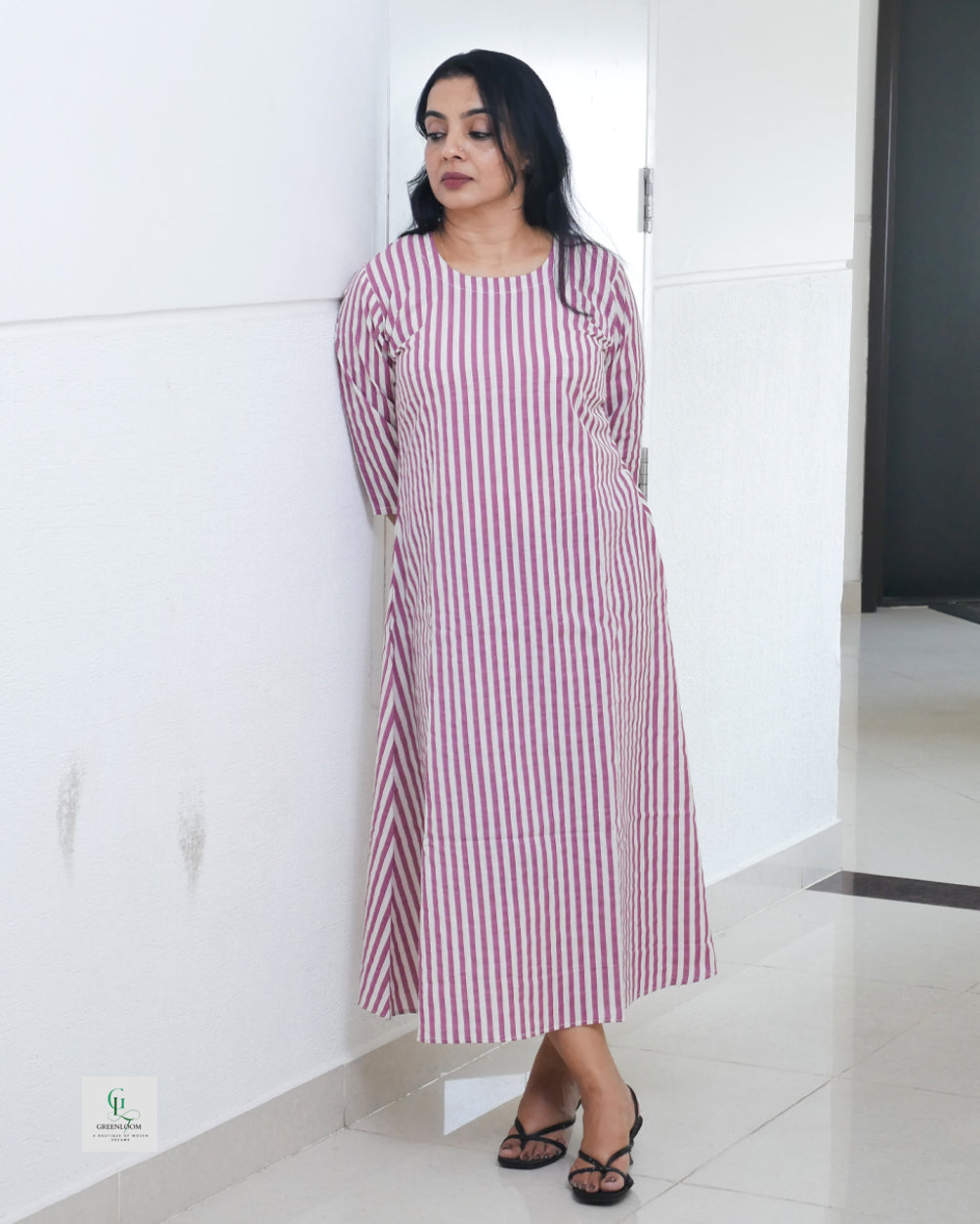 Striped A-Line Top – Comfortable & Chic