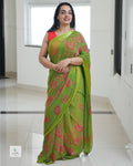 Pure Chiffon Saree with Blouse Piece | Lightweight & Elegant Drape