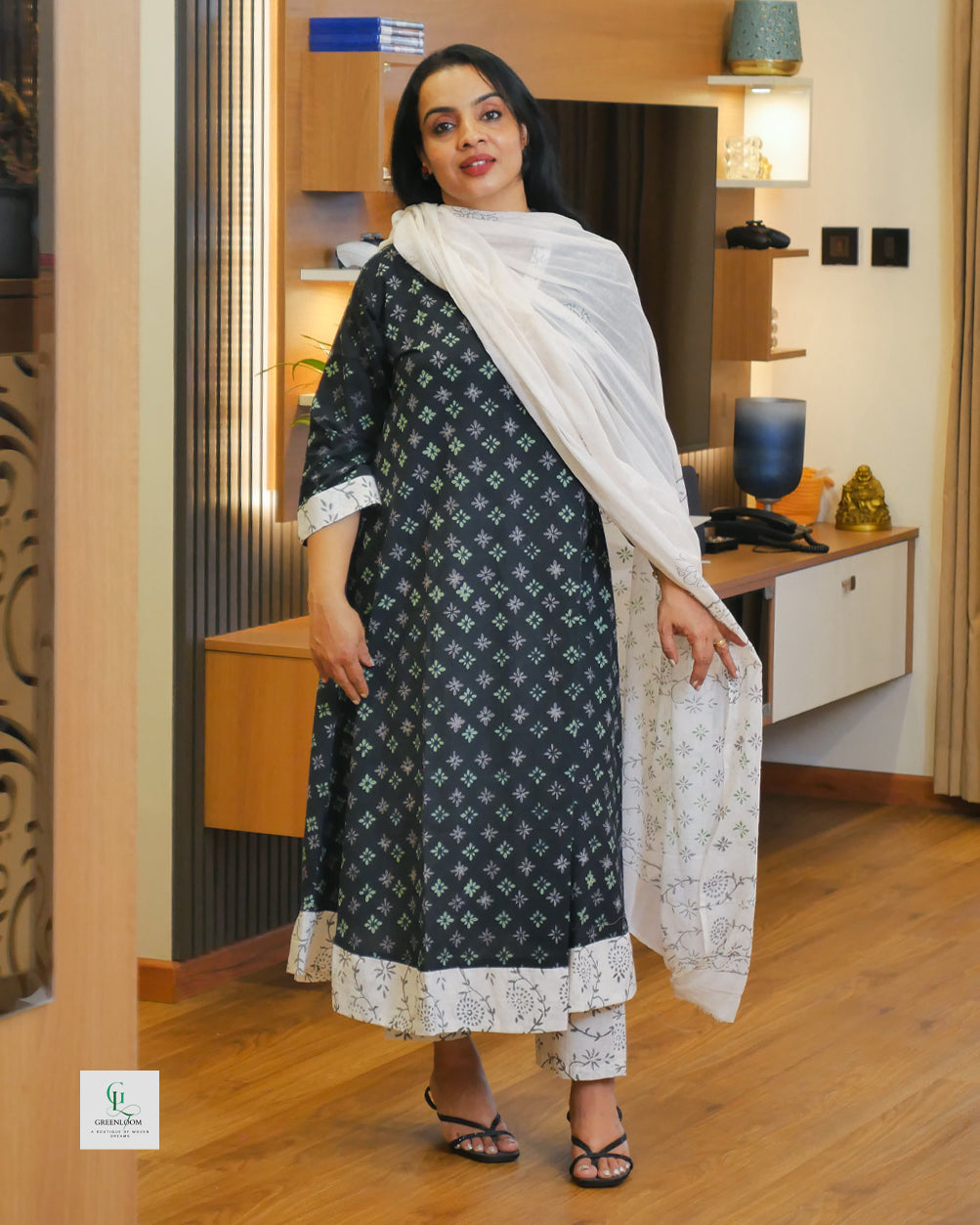 Cotton 3-Piece Summer Set for Women | Breathable Kurta, Bottom & Dupatta | Lightweight Daily Wear