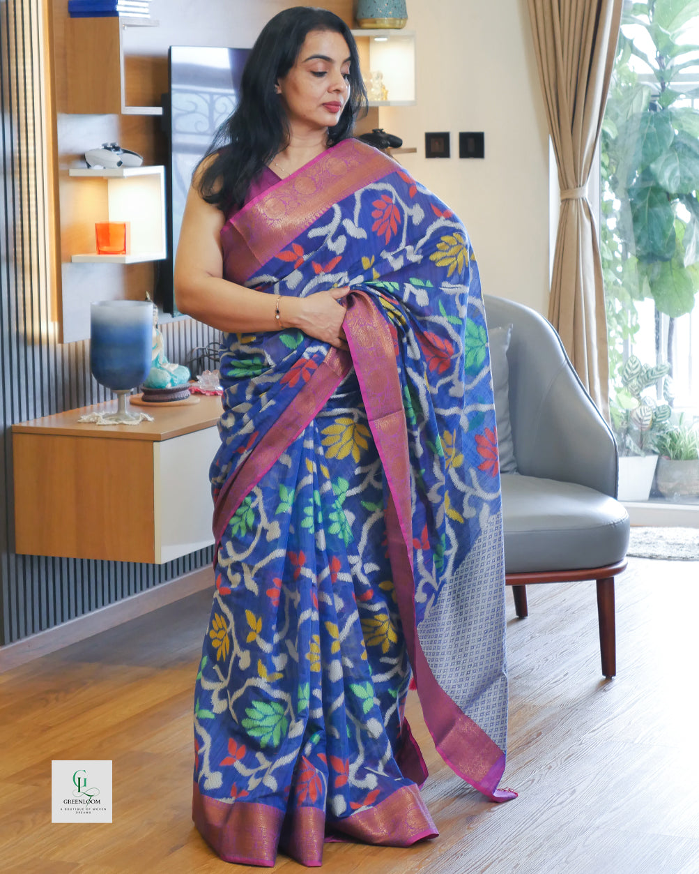 Banarasi Cotton Saree – Breathable Traditional Saree for Daily & Festive Wear